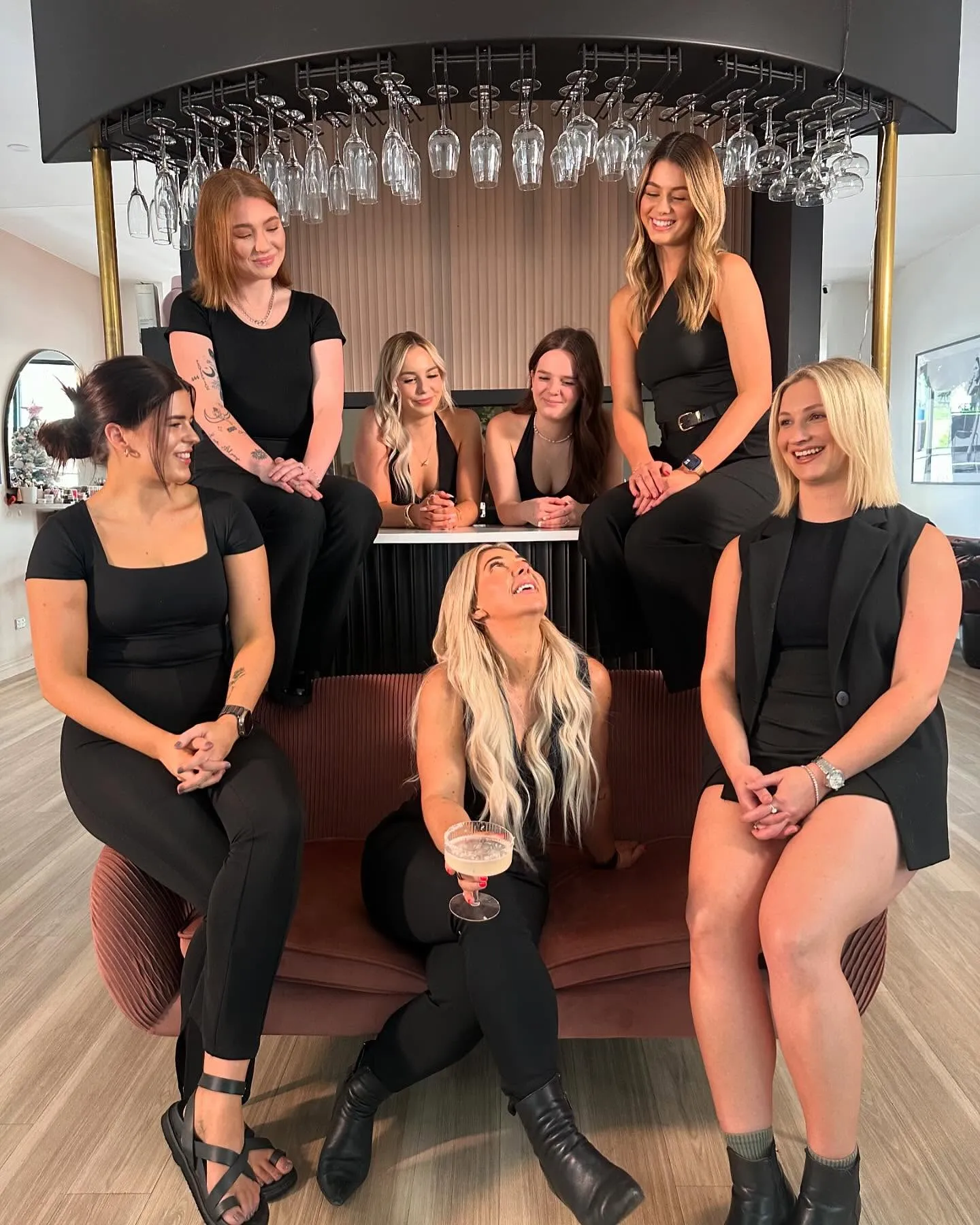 Finished blonde styling at Runway, a luxury hair and beauty salon in Tamworth